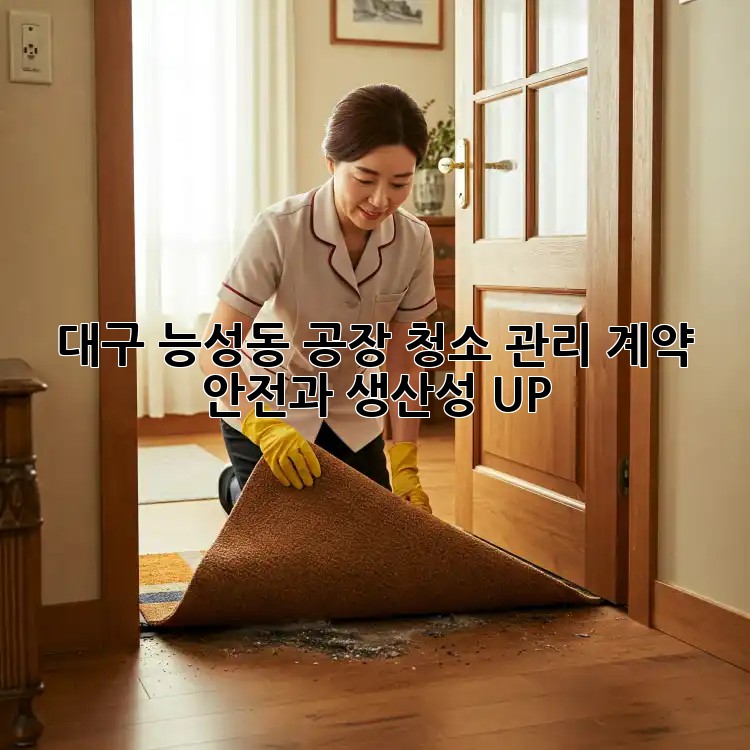 대구 능성동 공장 청소 관리 계약: 안전과 생산성 UP! 🚀