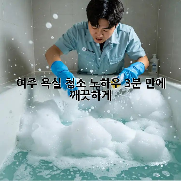여주 욕실 청소 노하우: 3분 만에 깨끗하게! 여주 욕실 청소 노하우: 3분 만에 깨끗하게!