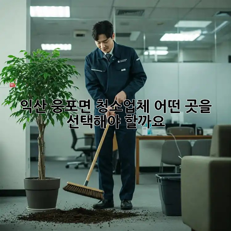 익산 웅포면 청소업체, 어떤 곳을 선택해야 할까요?