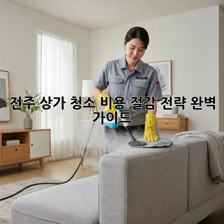 전주 상가 청소, 비용 절감 전략 완벽 가이드!