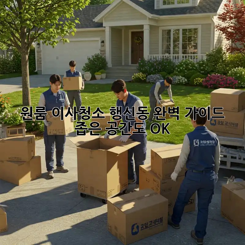 원룸 이사청소, 행신동 완벽 가이드: 좁은 공간도 OK! ✨