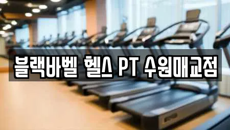 블랙바벨 헬스 PT 수원매교점