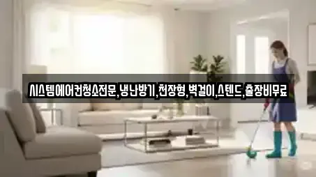 시스템에어컨청소전문,냉난방기,천장형,벽걸이,스텐드,출장비무료