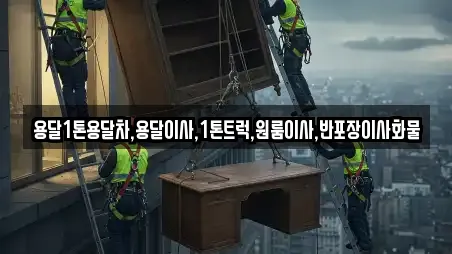 용달1톤용달차,용달이사,1톤트럭,원룸이사,반포장이사화물