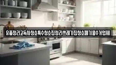 유품정리고독사청소특수청소집정리쓰레기집청소폐기물수거업체