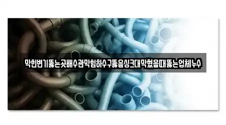 막힌변기뚫는곳배수관막힘하수구뚫음싱크대막혔을때뚫는업체누수