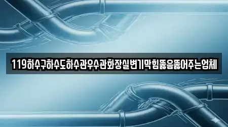 119하수구하수도하수관우수관화장실변기막힘뚫음뚫어주는업체