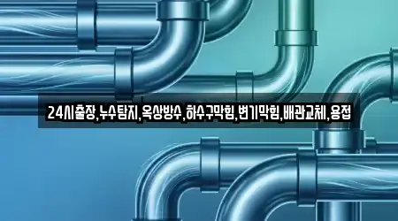 24시출장,누수탐지,옥상방수,하수구막힘,변기막힘,배관교체,용접