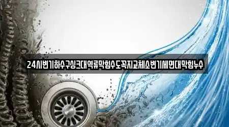 24시변기하수구싱크대역류막힘수도꼭지교체소변기세면대막힘누수