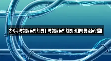 하수구막힘뚫는업체변기막힘뚫는업체싱크대막힘뚫는업체
