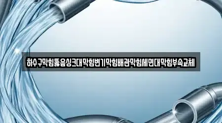 하수구막힘뚫음싱크대막힘변기막힘배관막힘세면대막힘부속교체