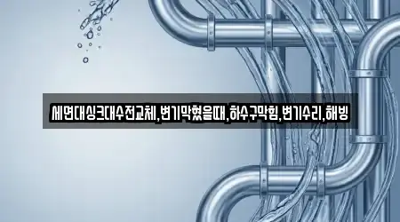 세면대싱크대수전교체,변기막혔을때,하수구막힘,변기수리,해빙