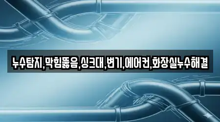 누수탐지,막힘뚫음,싱크대,변기,에어컨,화장실누수해결