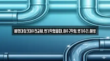 세면대싱크대수전교체,변기막혔을때,하수구막힘,변기수리,해빙