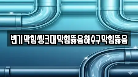 변기막힘씽크대막힘뚫음하수구막힘뚫음