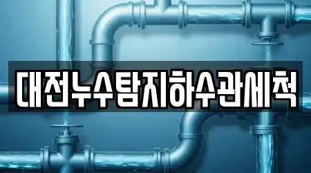 대전누수탐지하수관세척