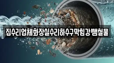 집수리업체화장실수리하수구막힘강쌤철물