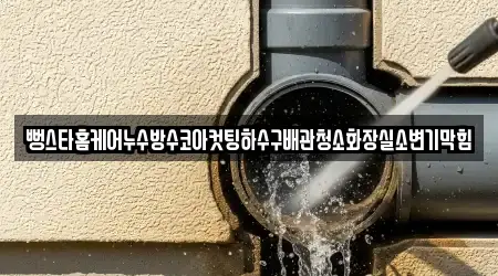 배관 청소 선택 가능한 2곳 충북 옥천군 군서면