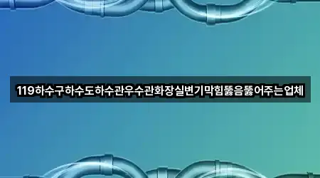 경북 포항시 남구 오천읍 하수관 막힘 1곳 최근 확인