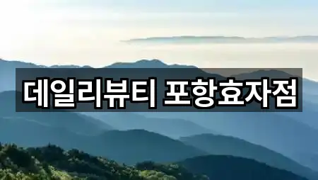 데일리뷰티 포항효자점