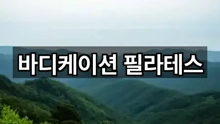 바디케이션 필라테스