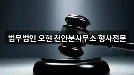 법무법인 오현 천안분사무소 형사전문