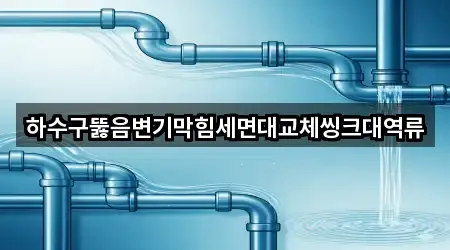 하수구뚫음변기막힘세면대교체씽크대역류
