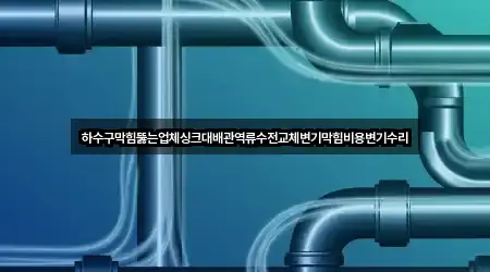 하수구막힘뚫는업체싱크대배관역류수전교체변기막힘비용변기수리