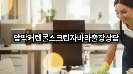 암막커텐롤스크린자바라출장상담