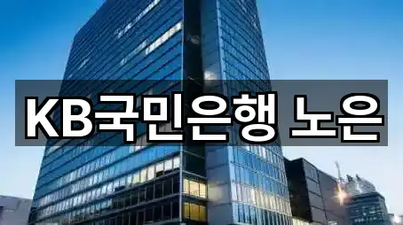 KB국민은행 노은