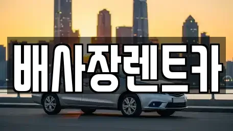 강원 철원군 철원읍 렌트카 전문 배사장렌트카