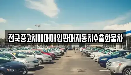 경기 남양주시 다산동 중고차 전문 전국중고차매매매입판매자동차수출화물차