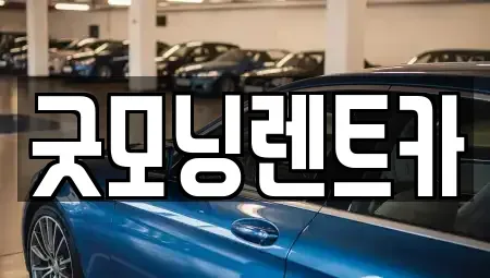 경기 수원시 팔달구 인계동 렌트카 전문 굿모닝렌트카