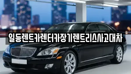 경기 시흥시 매화동 렌트카 전문 일등렌트카렌터카장기렌트리스사고대차
