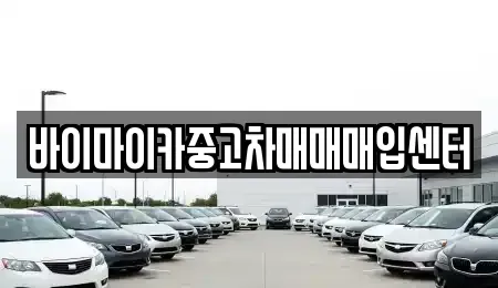 경기 시흥시 매화동 중고차 전문 바이마이카중고차매매매입센터