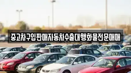 경기 시흥시 매화동 중고차 전문 중고차구입판매자동차수출대행화물전문매매