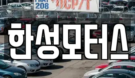 경기 평택시 지제동 중고차 전문 한성모터스