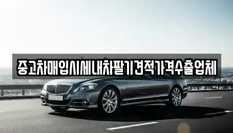 경기 화성시 진안동 중고차 전문 중고차매입시세내차팔기견적가격수출업체