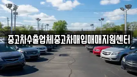 경기도 안산시 상록구 양상동 중고차매입 전문 중고차수출업체중고차매입매매지원센터