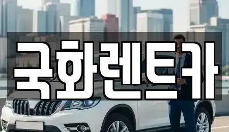 경기도 의정부시 의정부동 렌트카 전문 국화렌트카