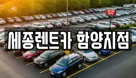 경남 함양군 렌트카 전문 세종렌트카 함양지점