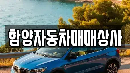 경남 함양군 중고차매매 전문 함양자동차매매상사