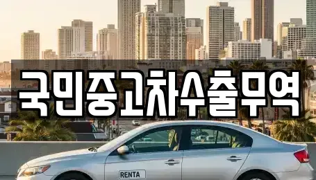 경상남도 진주시 가좌동 중고차 전문 국민중고차수출무역