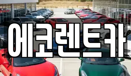 광주광역시 광산구 산월동 렌트카 전문 에코렌트카