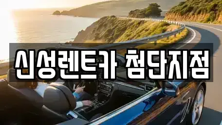 광주광역시 광산구 산월동 장기렌트카 전문 신성렌트카 첨단지점