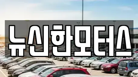 대전 서구 괴정동 중고차 전문 뉴신한모터스