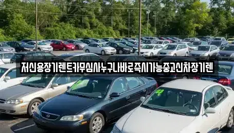 대전 유성구 대정동 렌트카 전문 저신용장기렌트카무심사누구나바로즉시가능중고신차장기렌