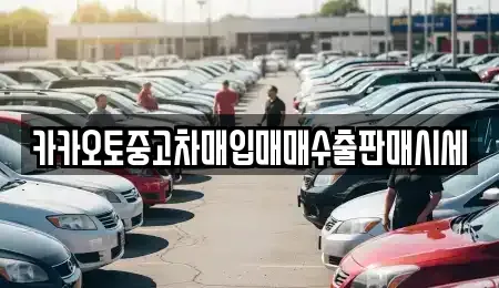 대전광역시 대덕구 와동 중고차매입 전문 카카오토중고차매입매매수출판매시세