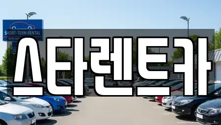 부산 사하구 신평동 렌트카 전문 스타렌트카