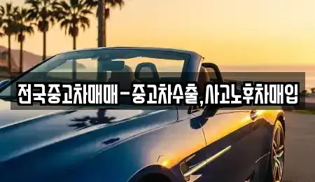 부산 중구 광복동2가 중고차 전문 전국중고차매매-중고차수출,사고노후차매입